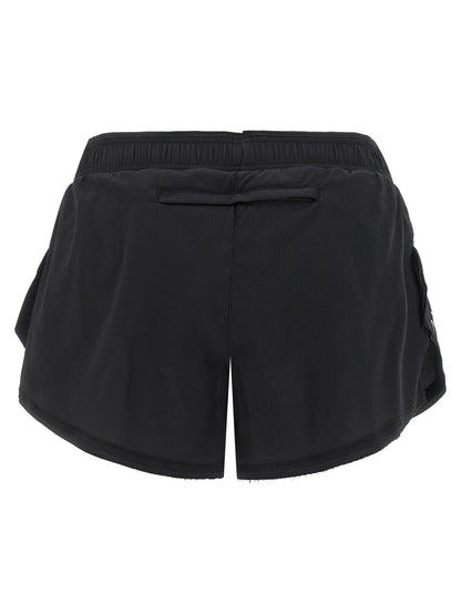 Y-3 Black Polyamide Bermuda Shorts
