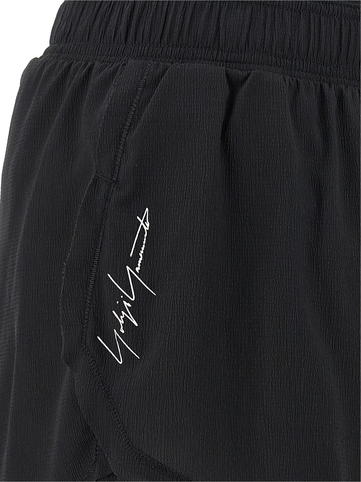 Y-3 Black Polyamide Bermuda Shorts