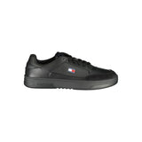 Tommy Hilfiger Black Polyurethane Men's Sneaker
