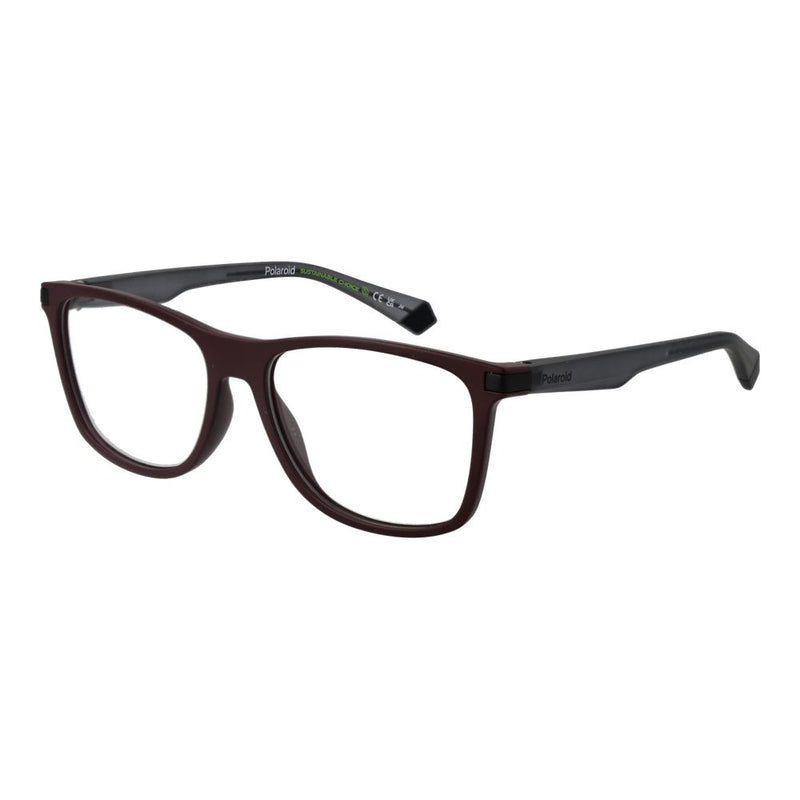 Polaroid Burgundy Polyester Glasses (Frames) - Stylish & Durable