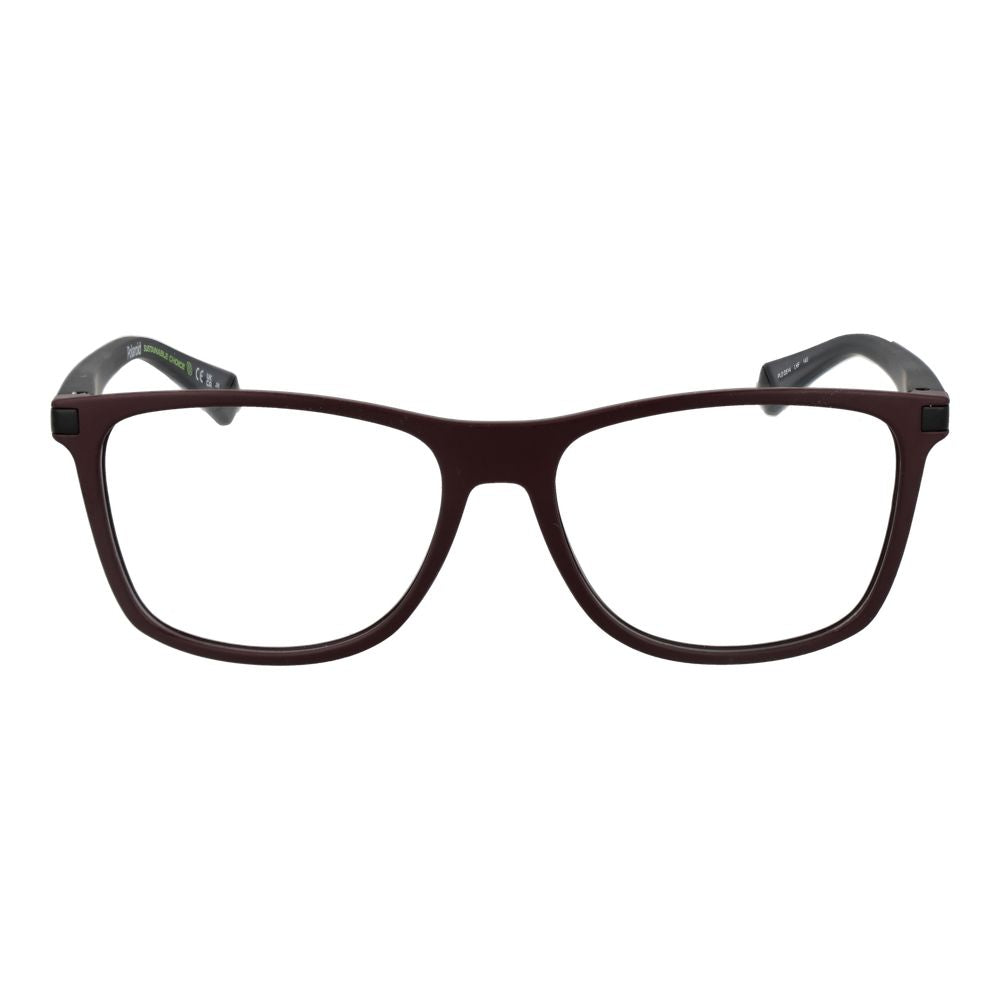 Polaroid Burgundy Polyester Glasses (Frames) - Stylish & Durable