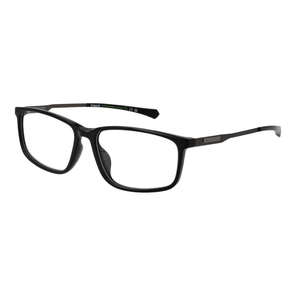 Polaroid Black Polyamide Glasses (Frames) for Men