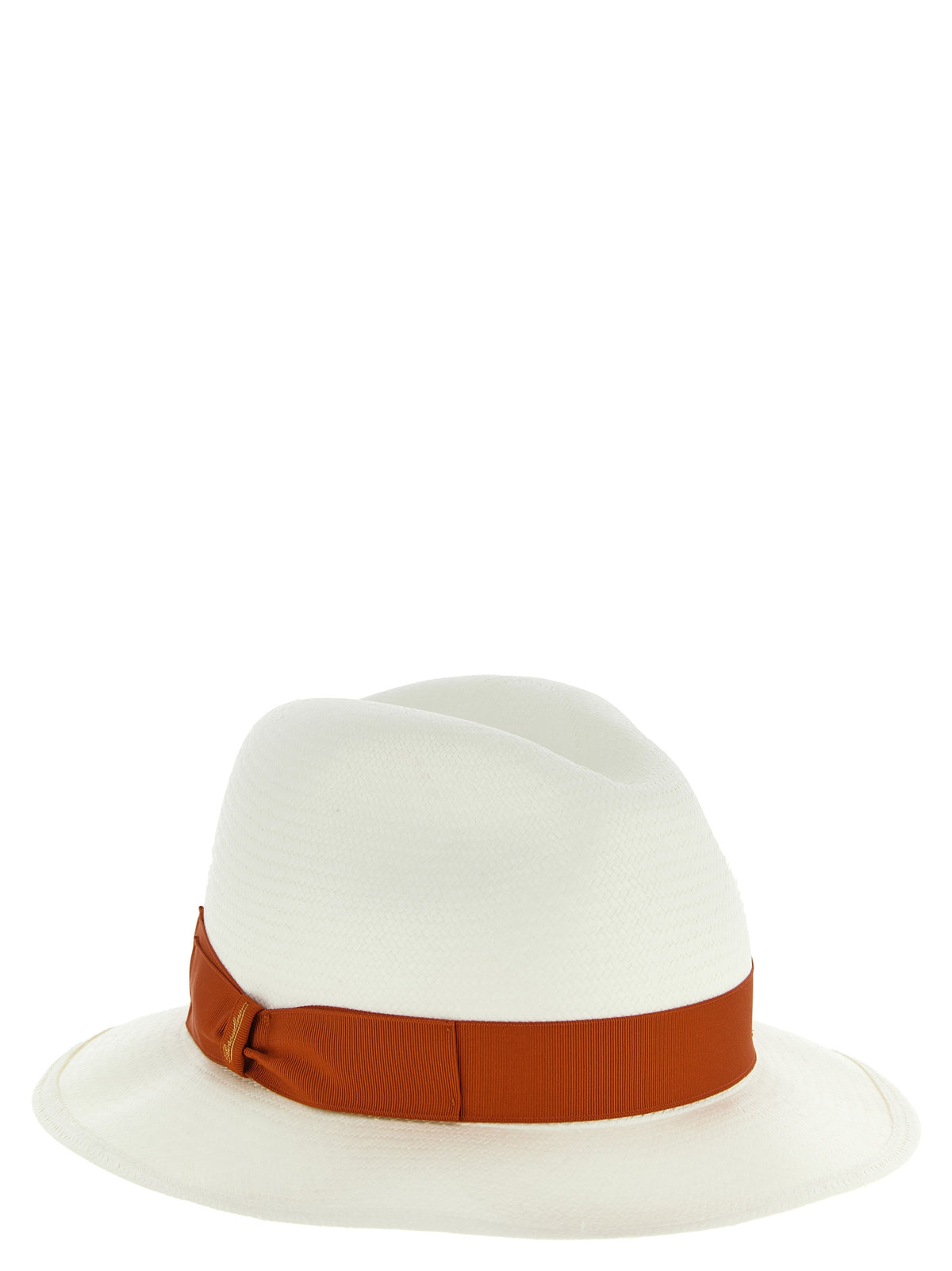 Borsalino Bordeaux Fedora en chanvre