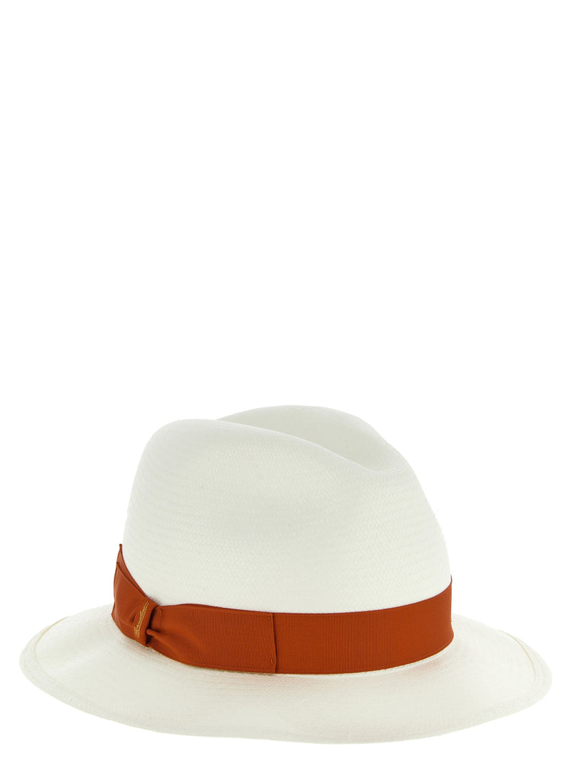 Borsalino Bordeaux Hemp Fedora