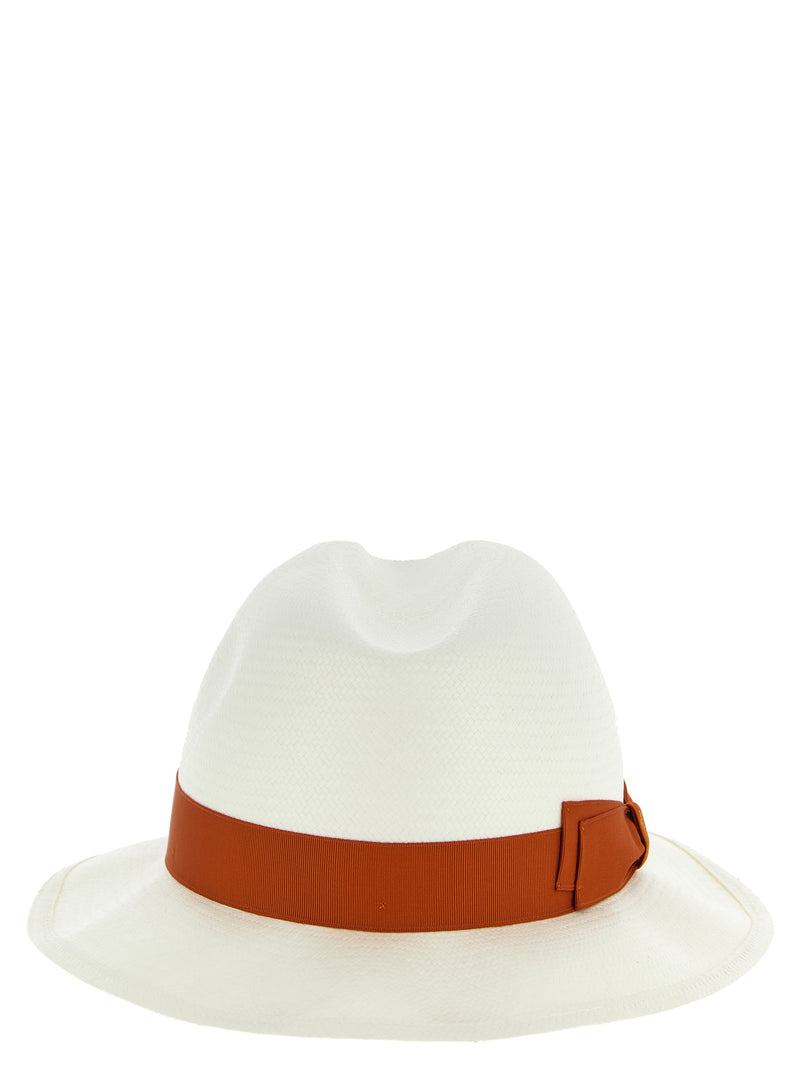 Borsalino Bordeaux Hemp Fedora