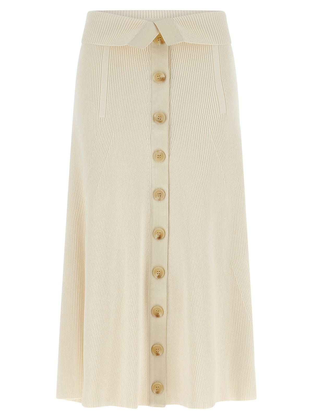 Zimmermann Rebellion Beige Viscose Midi Skirt