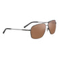 Serengeti Gray Resin Sunglasses