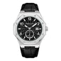 Kenneth Cole Black Leather Dress Watch