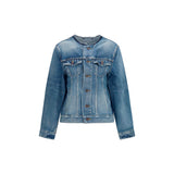 Balenciaga Blue Wool Oves Aries Denim Jacket