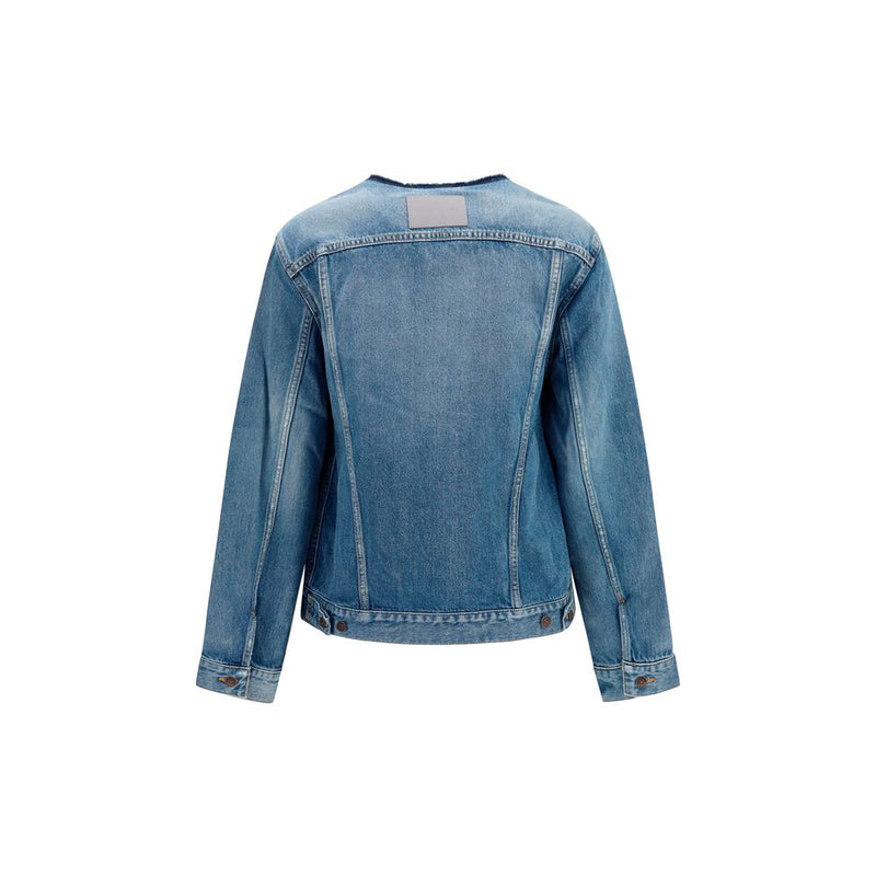 Balenciaga Blue Wool Oves Aries Denim Jacket