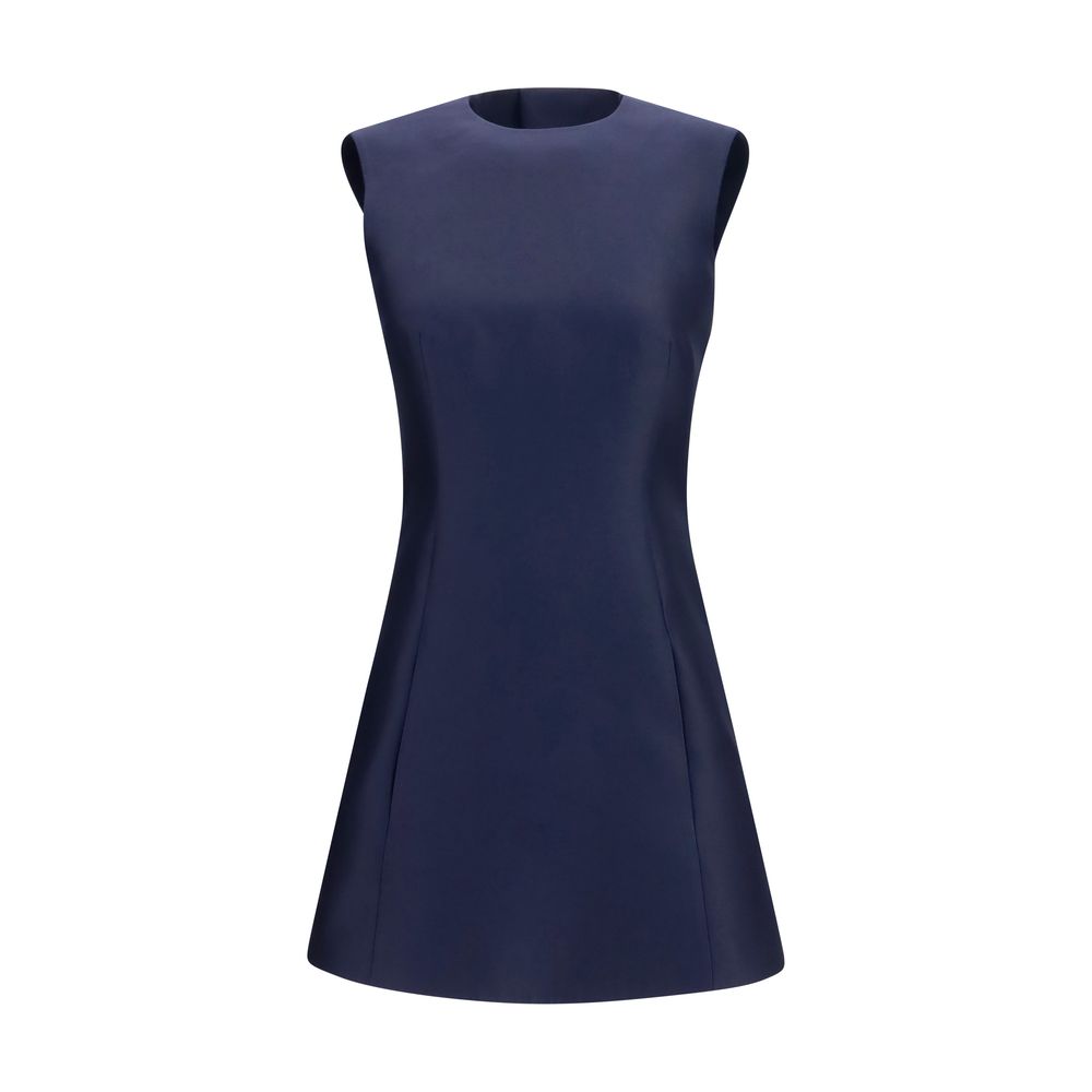 Robe Décontractée Balenciaga en Laine Bleue Oves Aries
