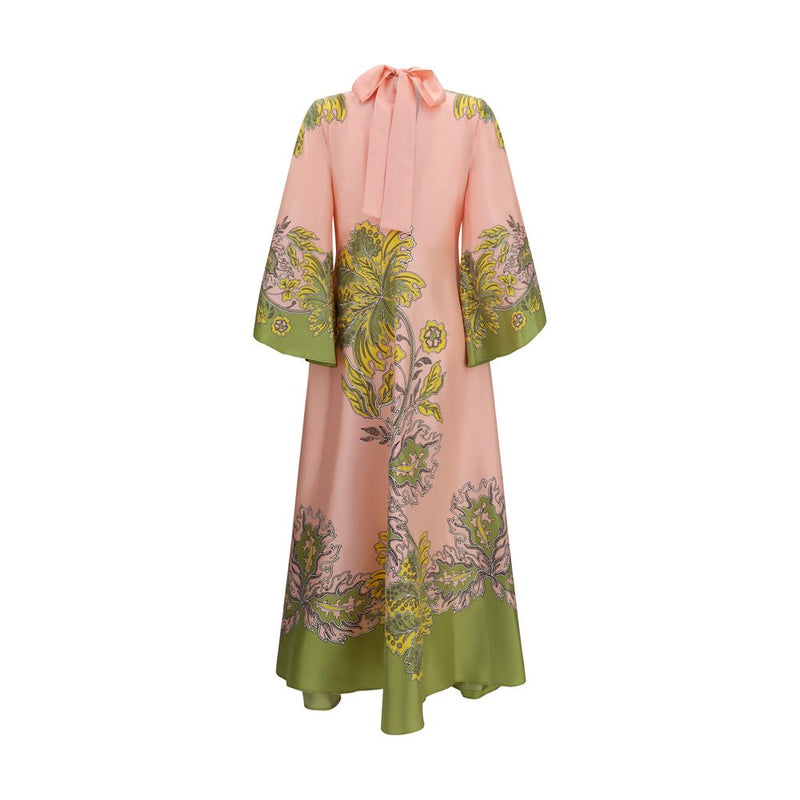 La Double J Multicolor Silk Casual Dress
