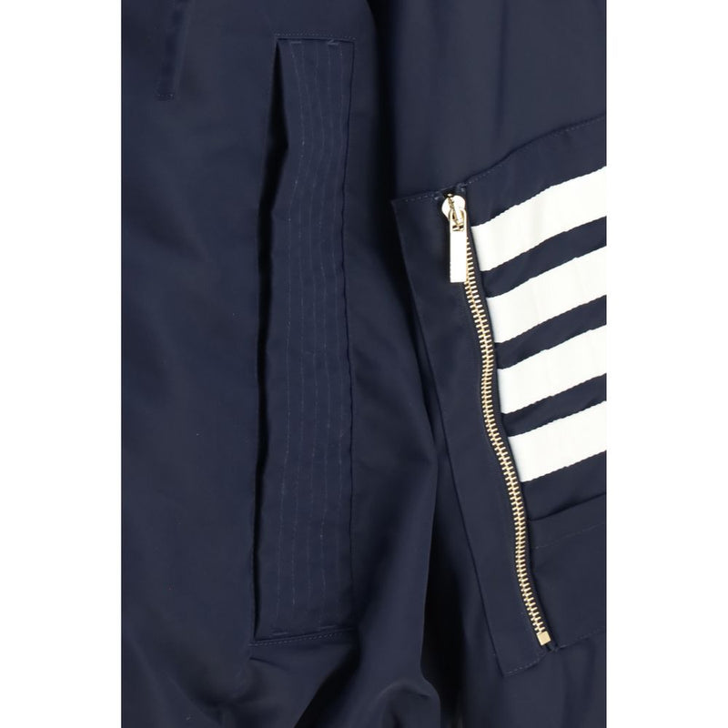 Thom Browne Black Cotton Shell Jacket for Men