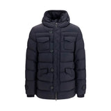 Herno Black Polyester Full-Length Down Jacket