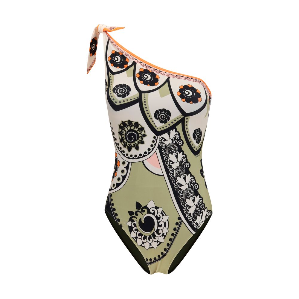 Maillot de bain une pièce en polyamide multicolore La Double J