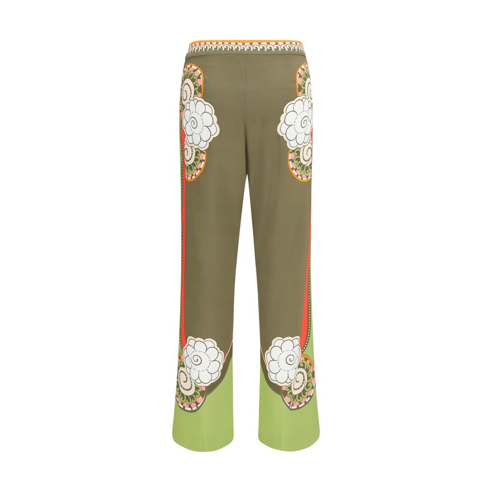 Pantalon décontracté La Double J en Viscose Multicolore