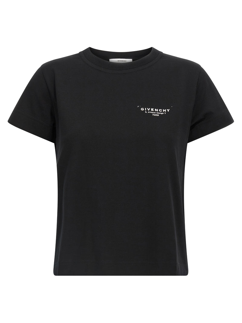 Givenchy Bicolor Cotton T-Shirt - White/Black