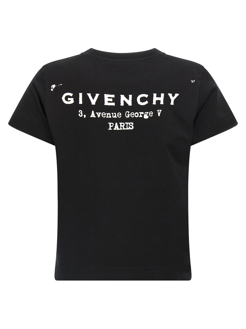 Givenchy Bicolor Cotton T-Shirt - White/Black