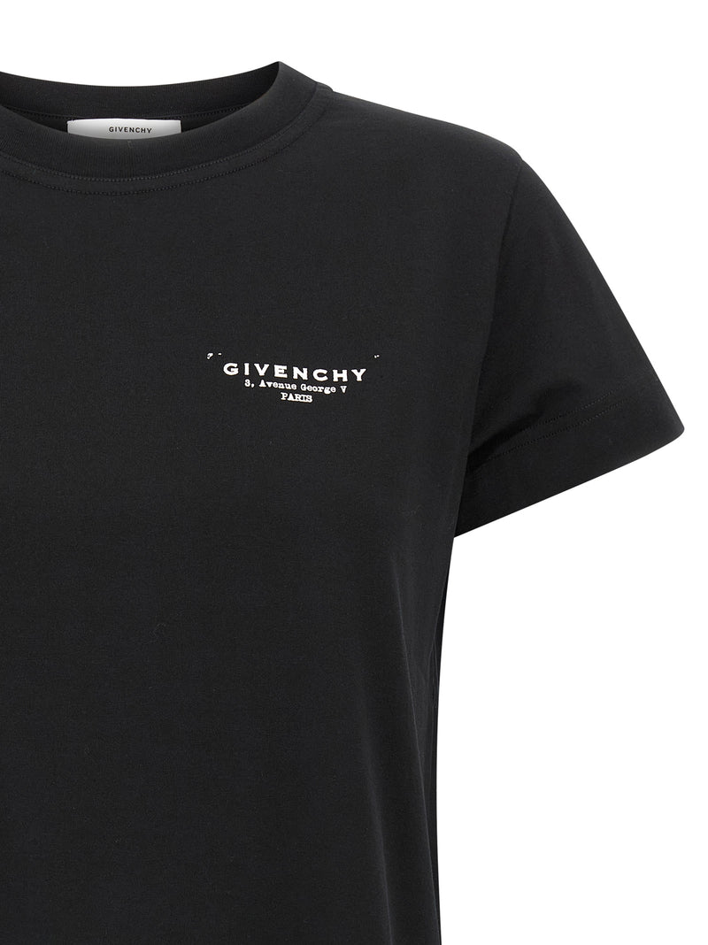 Givenchy Bicolor Cotton T-Shirt - White/Black