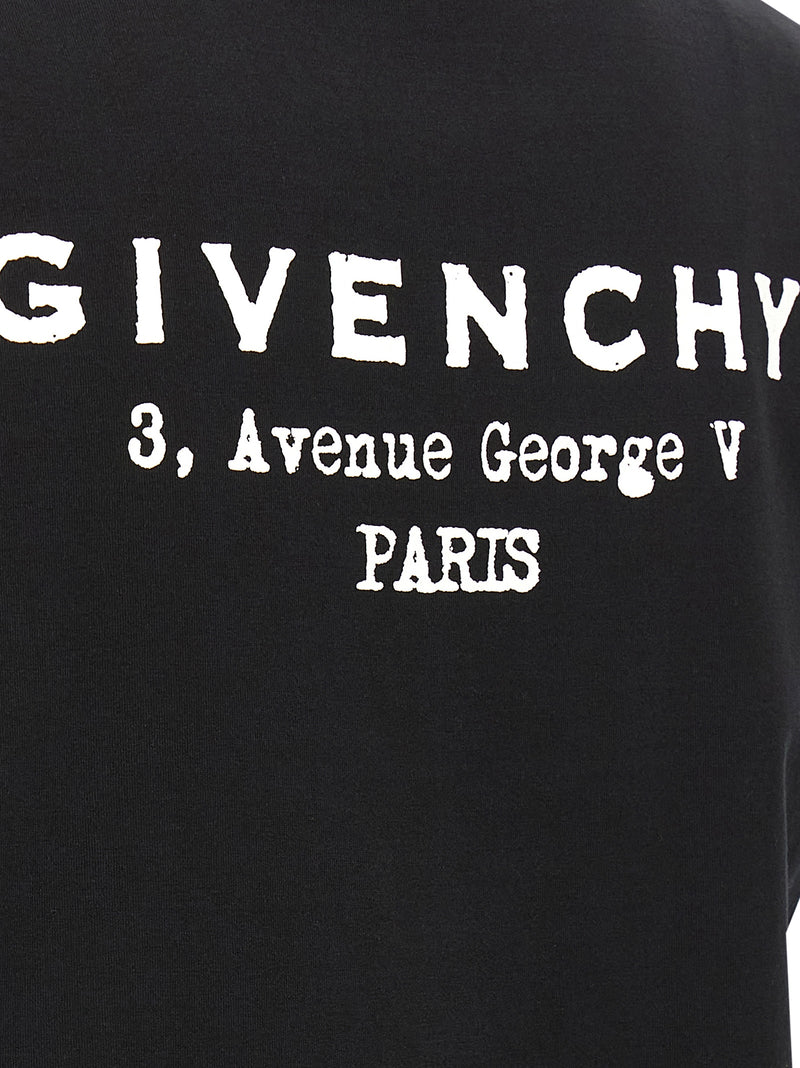 Givenchy Bicolor Cotton T-Shirt - White/Black