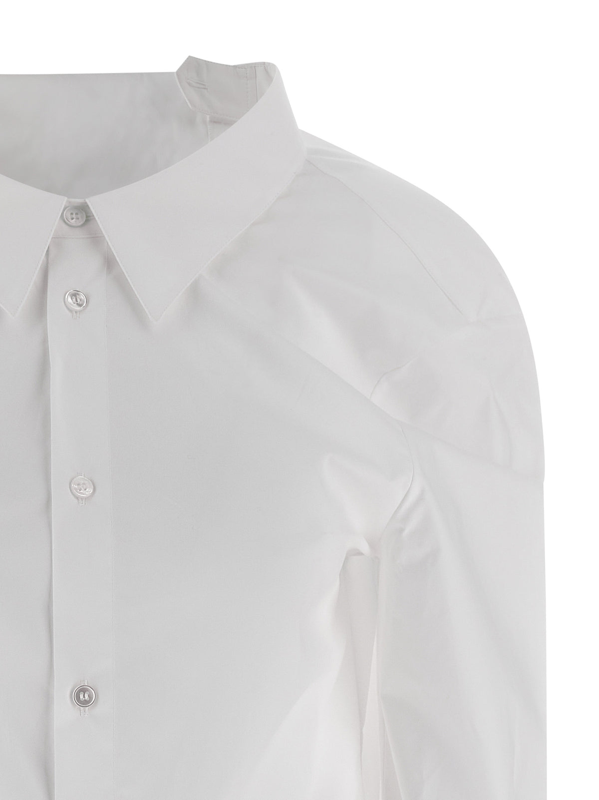 MM6 Maison Margiela White Cotton Blouse