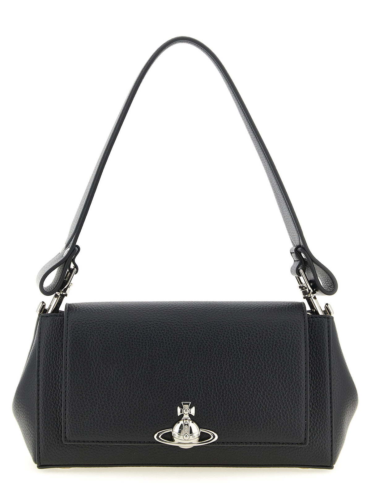 Sac à bandoulière en polyéthylène noir Vivienne Westwood