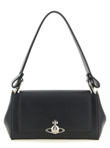 Sac à bandoulière en polyéthylène noir Vivienne Westwood