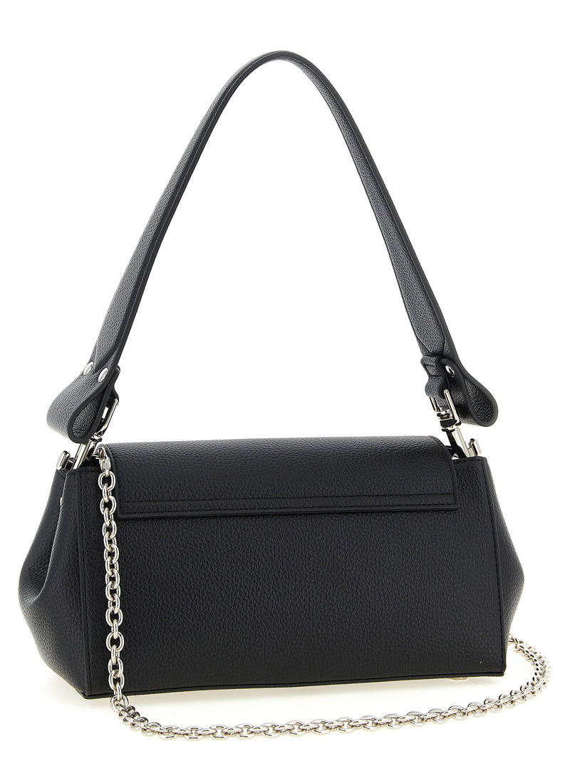 Sac à bandoulière en polyéthylène noir Vivienne Westwood