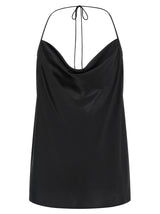 Valentino Garavani Black Silk Tank Top for Women