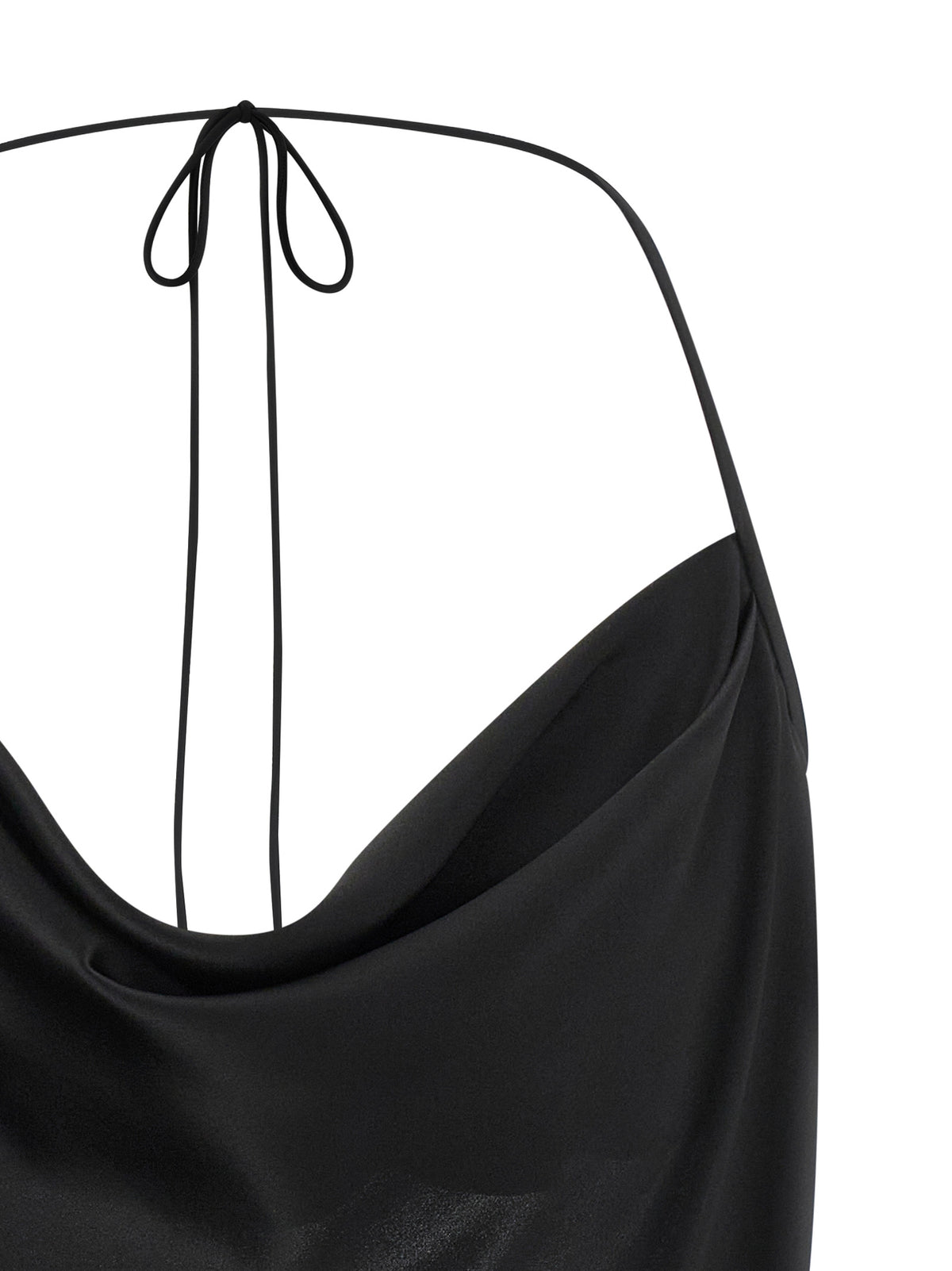Valentino Garavani Black Silk Tank Top for Women