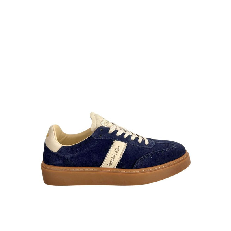 Pantofola D'Oro Blue Suede Men Sneakers