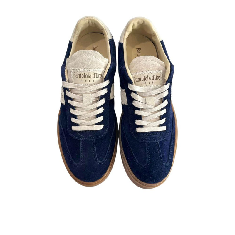 Pantofola D'Oro Blue Suede Men Sneakers