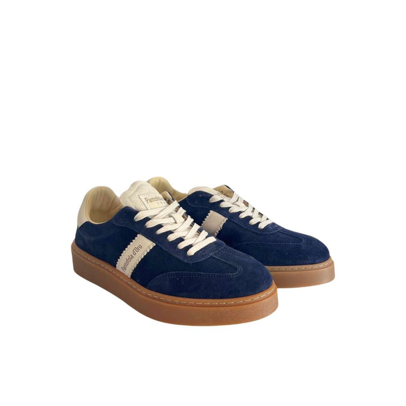 Pantofola D'Oro Blue Suede Men Sneakers