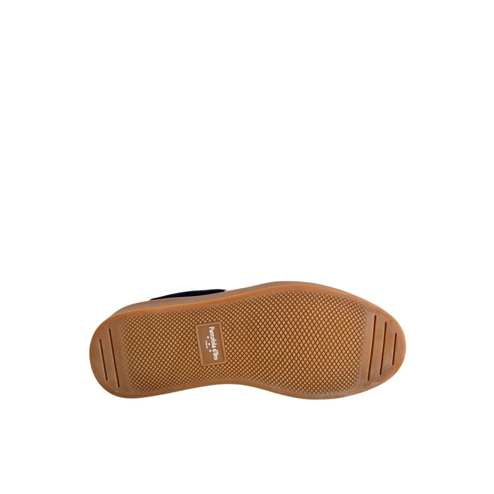 Baskets Homme en Daim Bleu Pantofola D'Oro