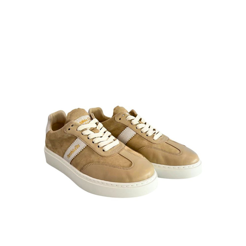 Pantofola D'Oro Beige Suede Men Sneaker