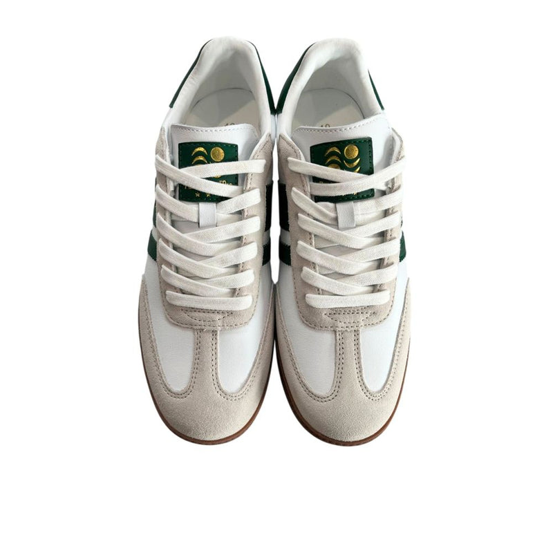 Pantofola D'Oro Green Suede Low-Top Sneakers for Men