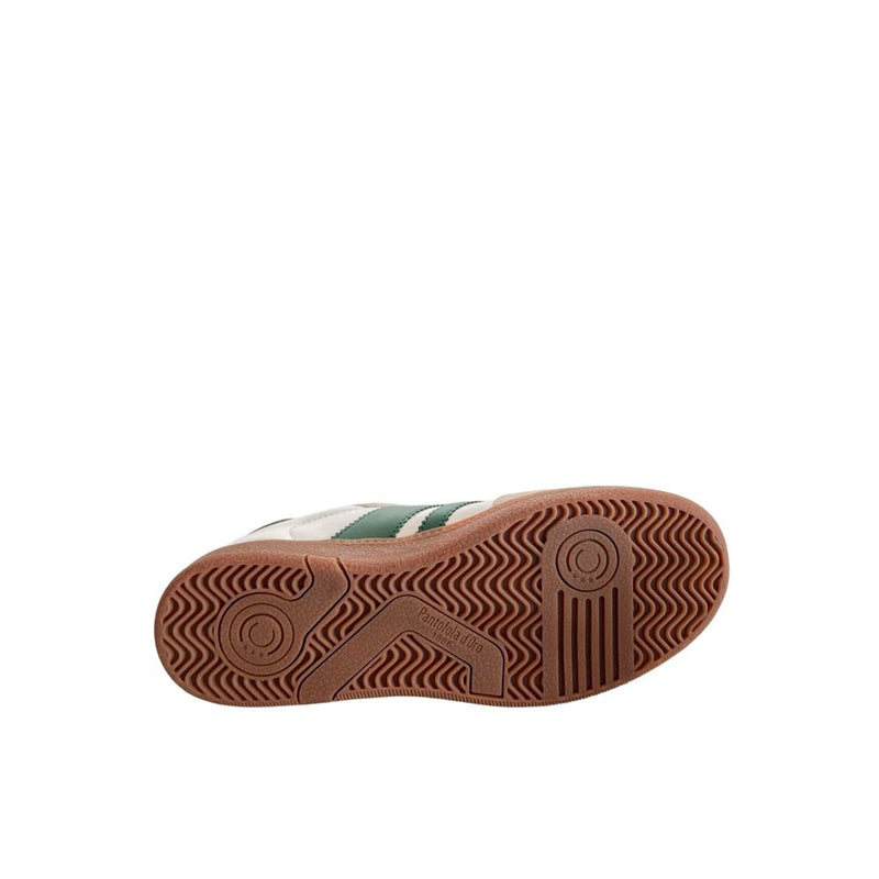 Pantofola D'Oro Green Suede Low-Top Sneakers for Men