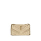 Saint Laurent Beige Raffia Shoulder Bag