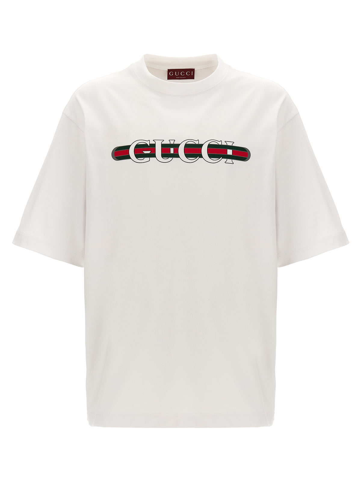 Gucci White Cotton T-Shirt - Iconic Style for Men