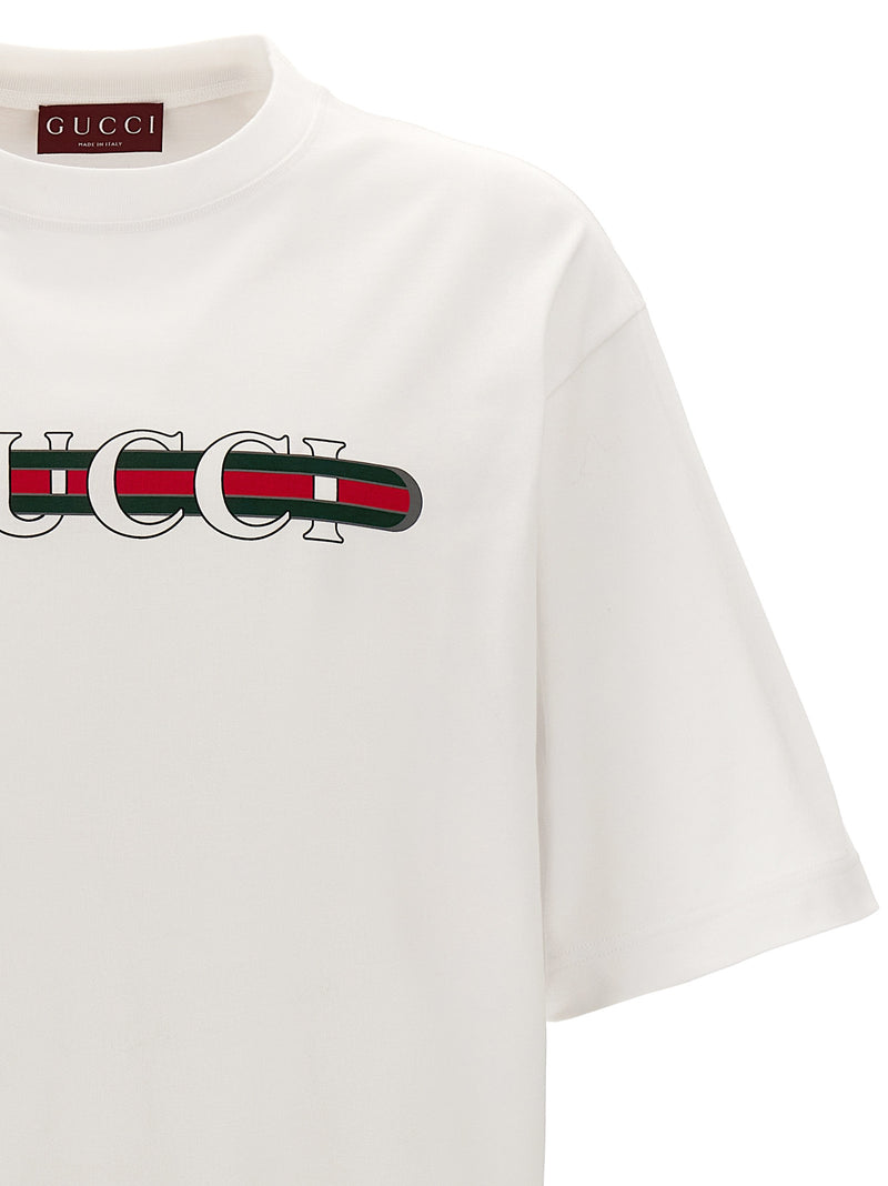 Gucci White Cotton T-Shirt - Iconic Style for Men
