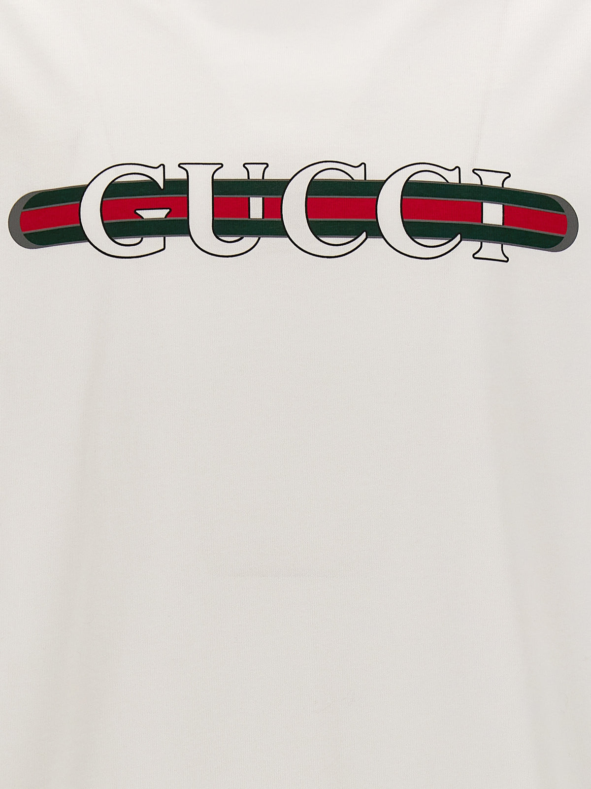 Gucci White Cotton T-Shirt - Iconic Style for Men