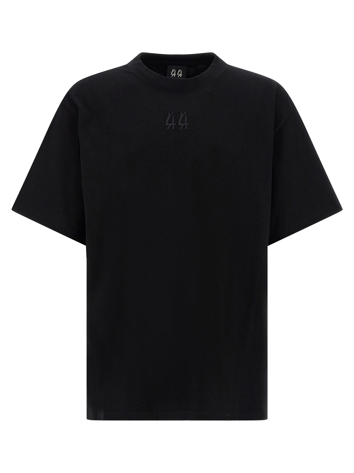 T-shirt en coton noir 44 Label Group