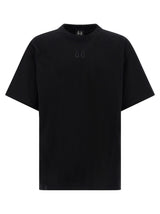 T-shirt en coton noir 44 Label Group