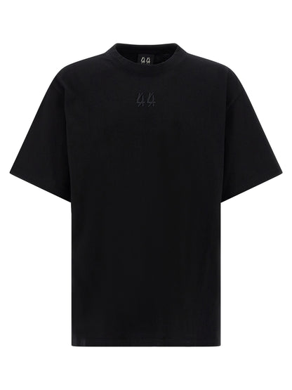 44 Label Group Black Cotton T-Shirt