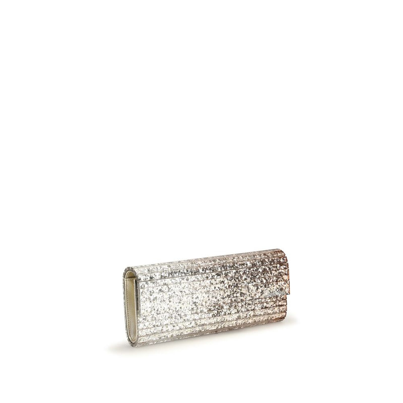 Jimmy Choo Sweetie Gold Plexiglass Clutch Bag