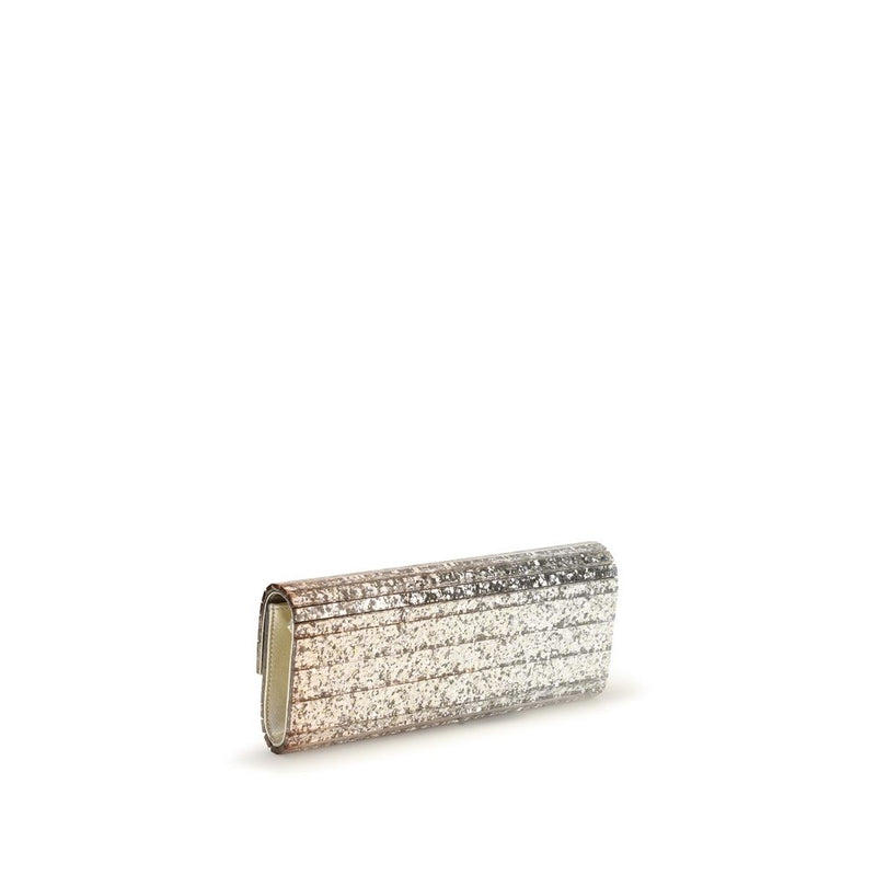 Jimmy Choo Sweetie Gold Plexiglass Clutch Bag
