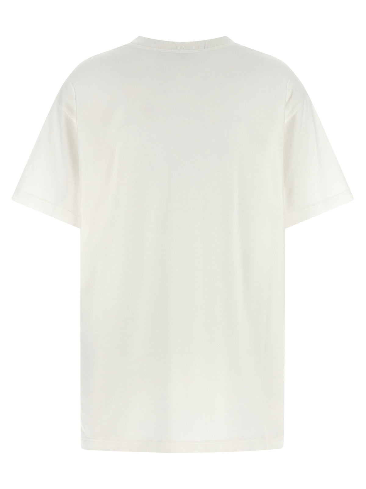 Gucci White Cotton T-Shirt with Nastro Web Print