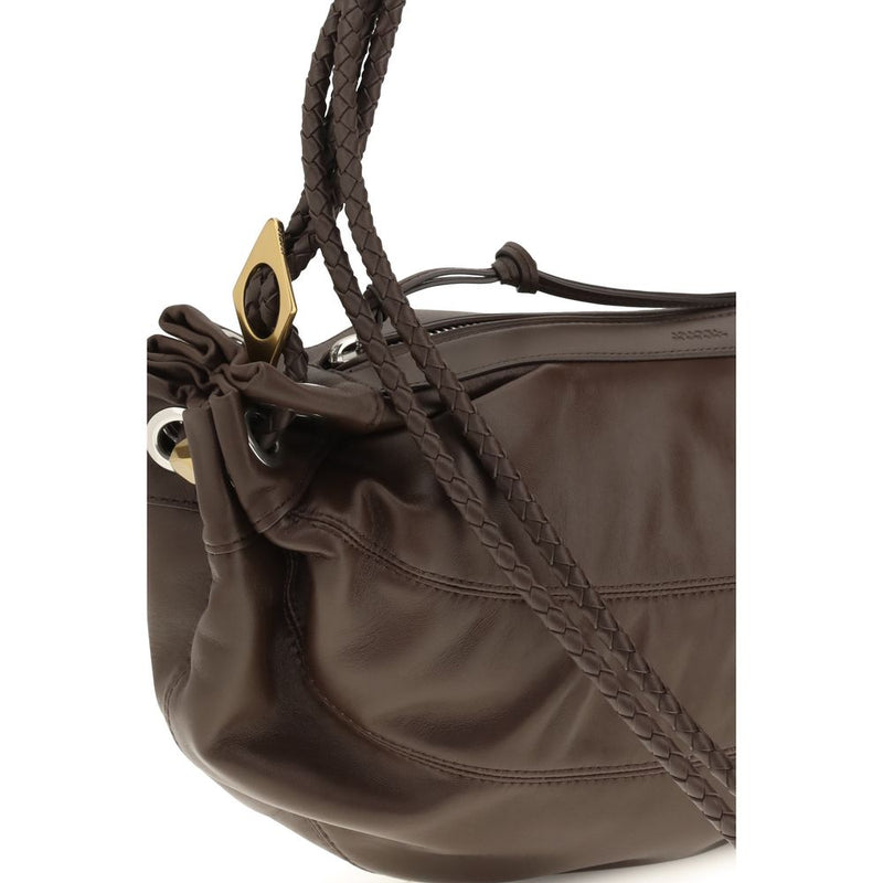 Isabel Marant Brown Lamb Ovis Aries Shoulder Bag