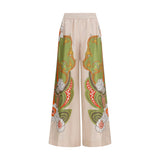 La Double J Multicolor Silk Palazzo Pants for Women