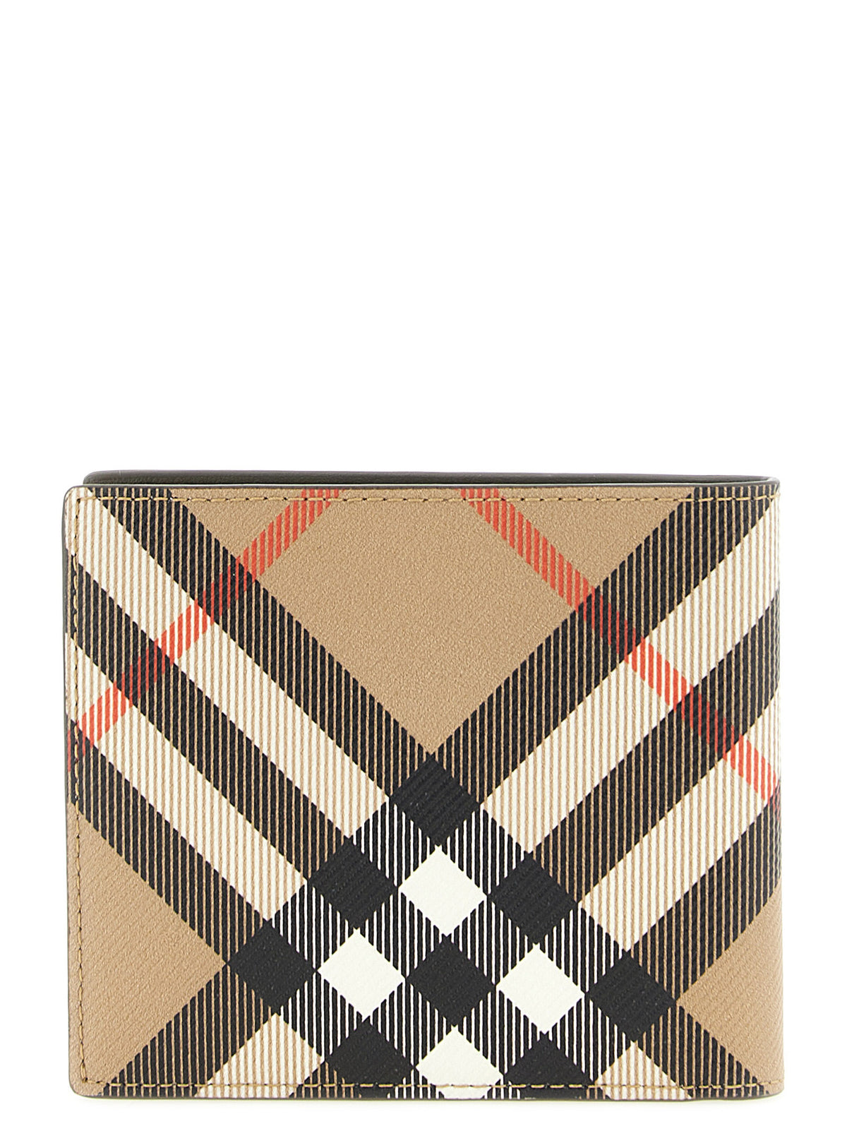Portefeuille Burberry beige en polyéthylène